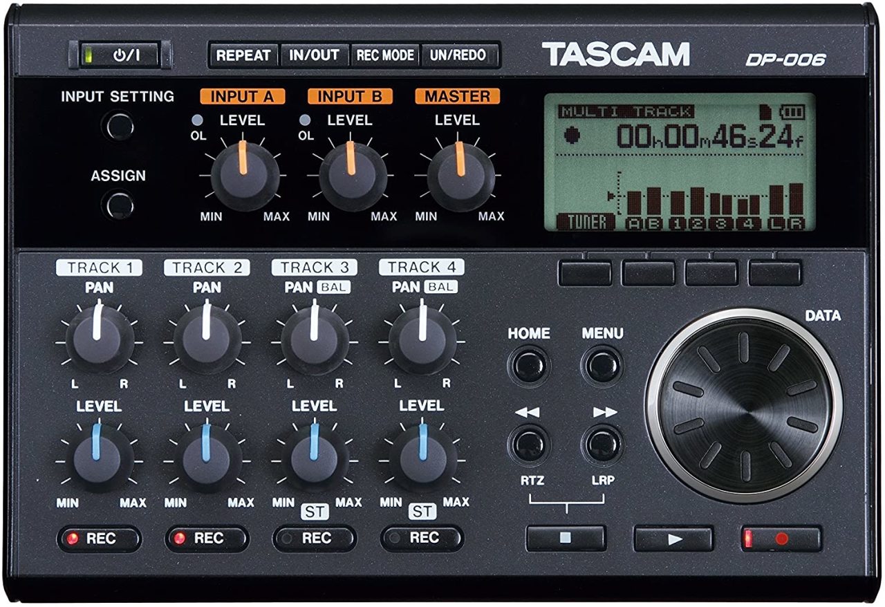 TASCAM DP-006 デジタルポケットスタジオ Tascam DP-006 6-Track Digital Pocketstudio Multi-Track Audio