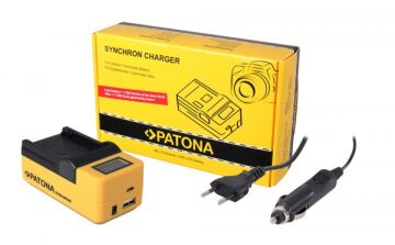 PATONA 4645 Synchron USB Şarj Cihazı Fujifilm NP-W126 Uyumlu