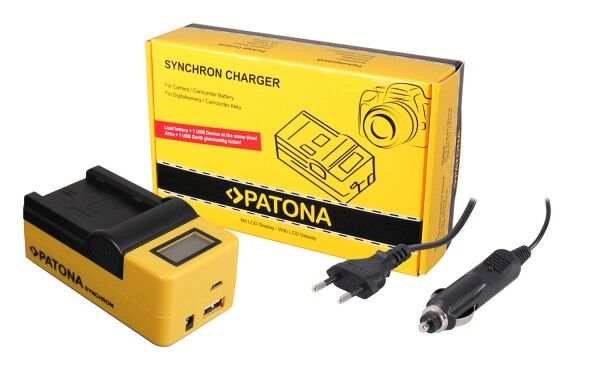 PATONA 4695 Synchron USB Şarj Cihazı Fujifilm NP-W235 Uyumlu
