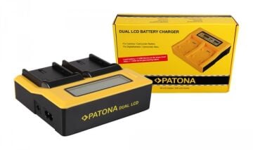 PATONA 7583 LCD Ekranlı USB Şarj Cihazı Canon LP-E6 / LP-E6NH Uyumlu