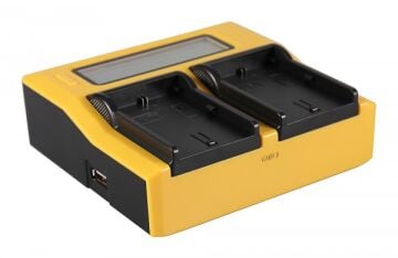 PATONA 7583 LCD Ekranlı USB Şarj Cihazı Canon LP-E6 / LP-E6NH Uyumlu
