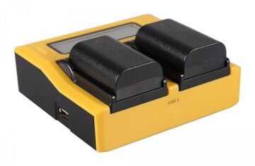 PATONA 7583 LCD Ekranlı USB Şarj Cihazı Canon LP-E6 / LP-E6NH Uyumlu