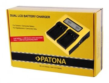 PATONA 7624 Nikon EN-EL15 için Standart Seri Çift LCD USB Şarj Cihazı