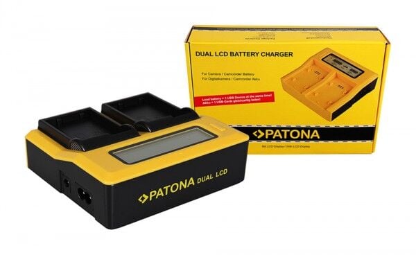 PATONA 7624 Nikon EN-EL15 için Standart Seri Çift LCD USB Şarj Cihazı