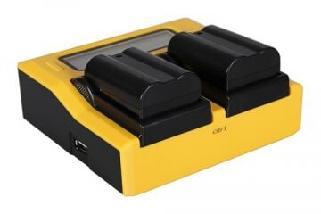 PATONA 7624 Nikon EN-EL15 için Standart Seri Çift LCD USB Şarj Cihazı