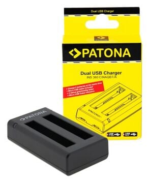 PATONA 1459 Insta360 X3 Uyumlu Çift USB Hızlı Şarj Cihazı