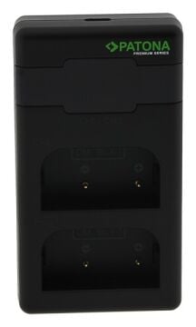 PATONA PREMİUM 161713 Olympus BLX-1 Uyumlu Twin Performance PD Çift Şarj Cihazı