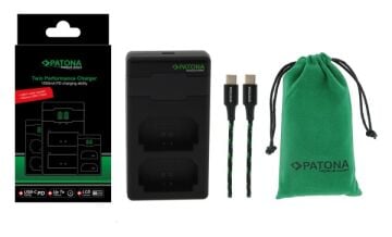 PATONA PREMİUM 161858 Sony NP-FZ100 Uyumlu Twin Performance PD Çift Şarj Cihazı