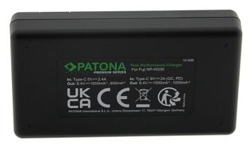 PATONA PREMİUM 161888 Fujifilm NP-W235 Uyumlu Twin Performance PD Çift Şarj Cihazı