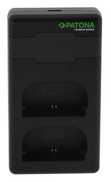 PATONA Premium 161924 Canon LP-E6 Uyumlu Twin Performance PD Çift Şarj Cihazı