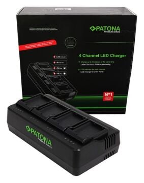 PATONA Premium 1702 4-Kanal Şarj Cihazı Nikon EN-EL15 Uyumlu