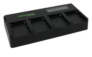 PATONA Premium 1703 4-Fold Hızlı Şarj Cihazı Sony NP-F Serisi Uyumlu