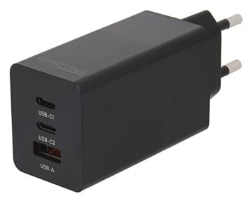 PATONA 2640 GaN 65W PD3.0 QC3.0 Hızlı Şarj Cihazı | 3 Portlu Kompakt Güç Adaptörü