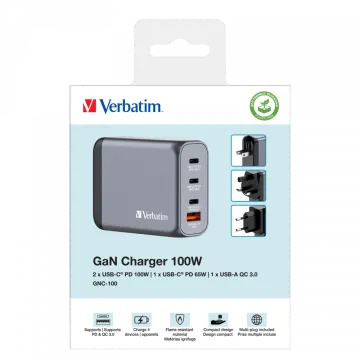 VERBATIM V GNC-100-100 Watt Şarj Adaptörü
