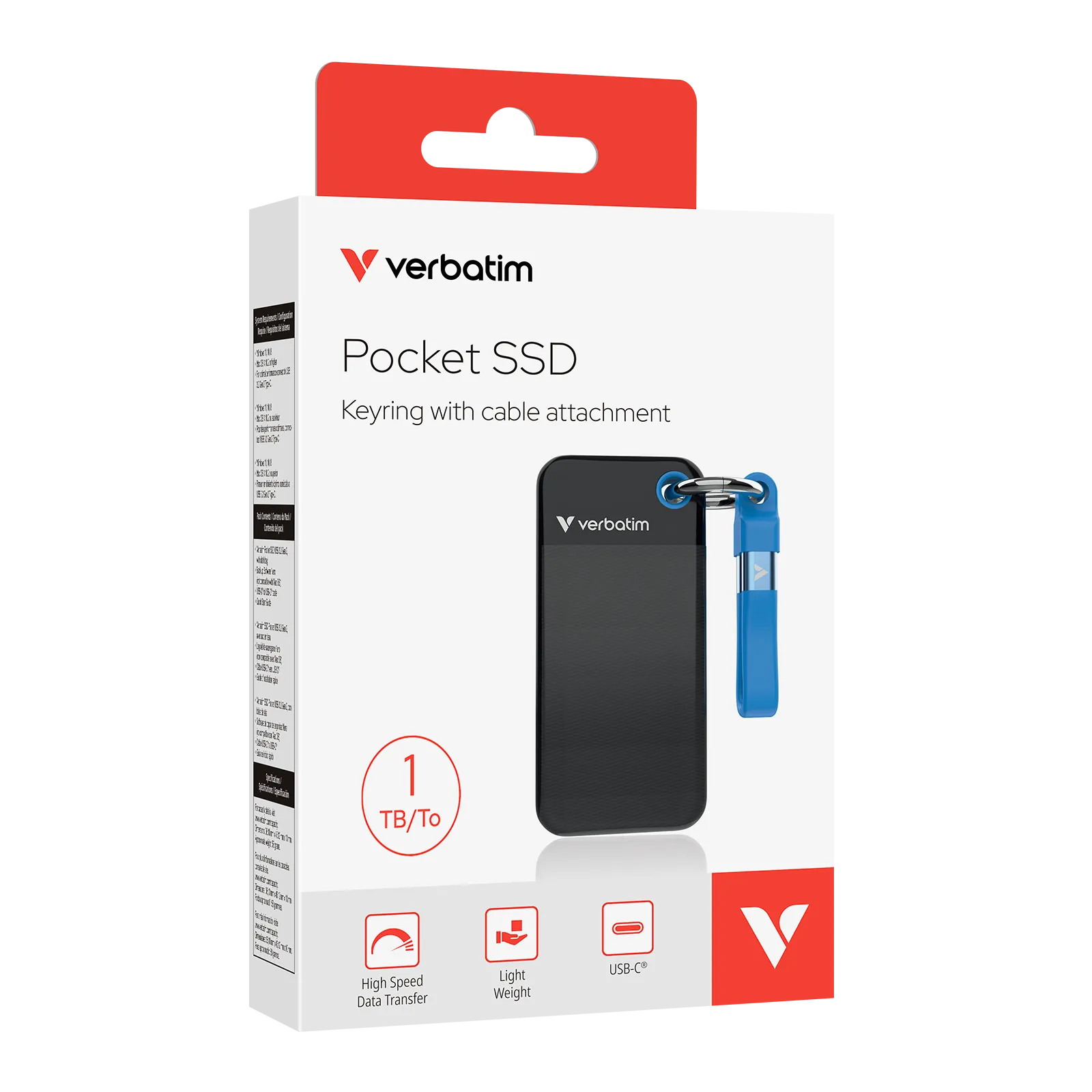 Verbatim Pocket SSD 32191 - USB 3.1 Gen 2 Taşınabilir 1TB SSD