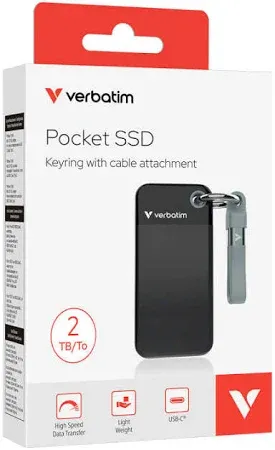 Verbatim Pocket SSD 32194 - USB 3.2 Gen 2 Taşınabilir 2 TB SSD
