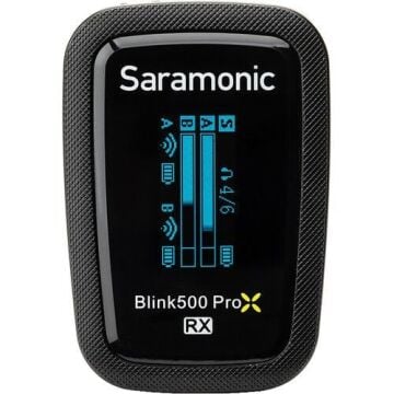 Saramonic Blink500 ProX B2R | 2 Kişilik Kablosuz Yaka Mikrofon Seti – Dahili Kayıt, Uzun Mesafe, Kamera ve Telefon Uyumlu Profesyonel Sistem