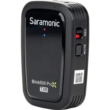 Saramonic Blink500 ProX B2R | 2 Kişilik Kablosuz Yaka Mikrofon Seti – Dahili Kayıt, Uzun Mesafe, Kamera ve Telefon Uyumlu Profesyonel Sistem