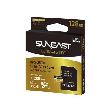SUNEAST Ultimate Pro MicroSDXC Kart, 128GB, V30 A2, UHS-I, 208MB/s Okuma Hızı