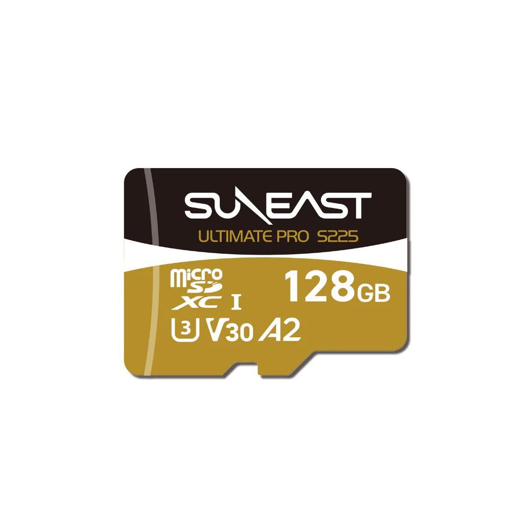 SUNEAST Ultimate Pro MicroSDXC Kart, 128GB, V30 A2, UHS-I, 208MB/s Okuma Hızı