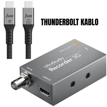 Blackmagic Design UltraStudio 3G Recorder + Thunderbolt Kablosu
