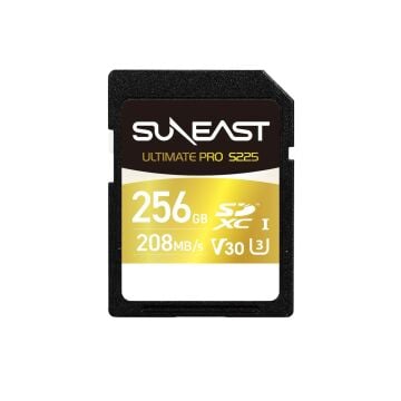 SUNEAST V30 S225 256GB SD Kart | 208MB/s Okuma Hızı, UHS-I U3 V30 A2, 4K Video Destekli