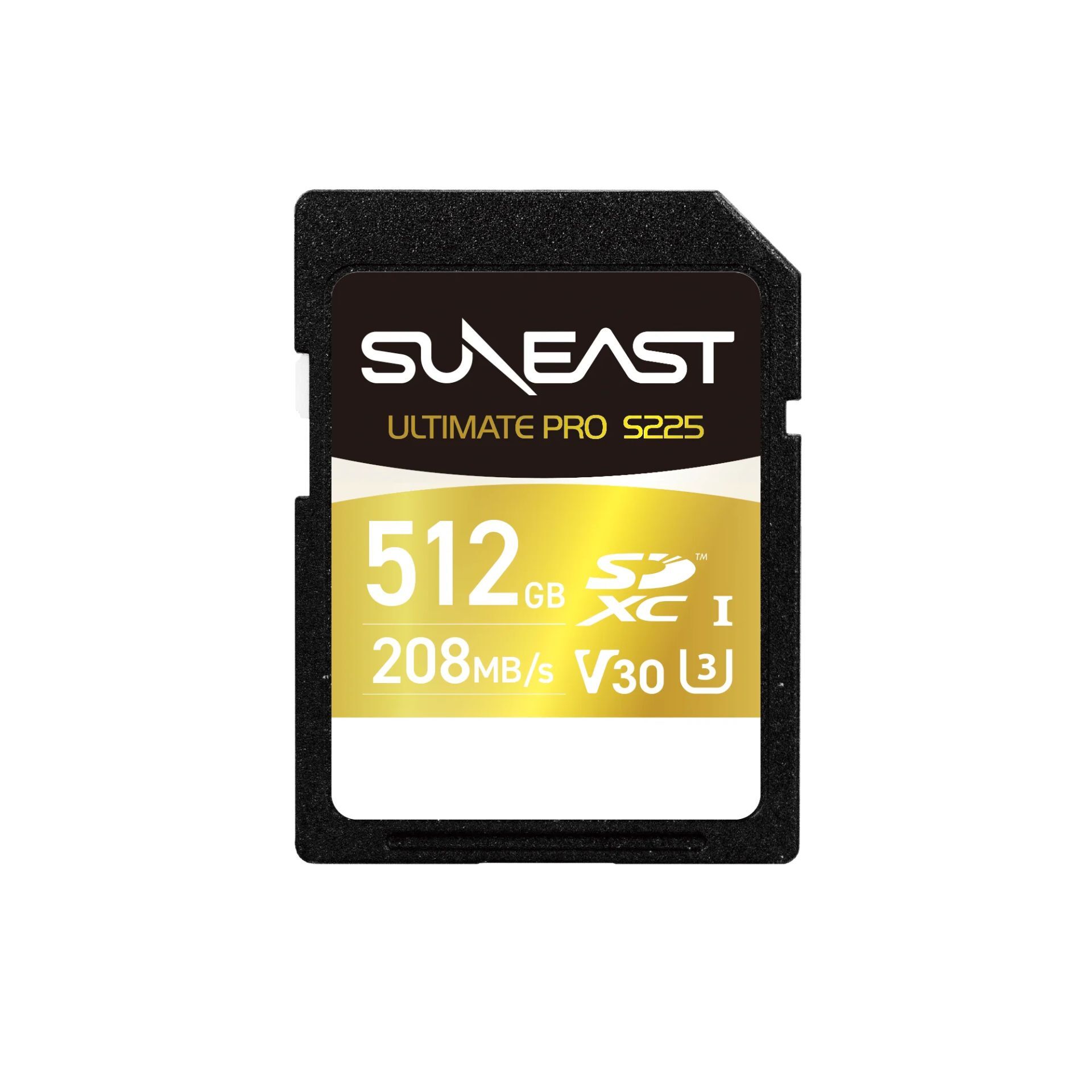 SUNEAST V30 S225 512GB SD Kart | 208MB/s Okuma Hızı, UHS-I U3 V30 A2, 4K Video Destekli