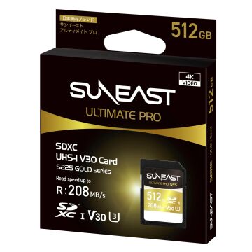 SUNEAST V30 S225 512GB SD Kart | 208MB/s Okuma Hızı, UHS-I U3 V30 A2, 4K Video Destekli