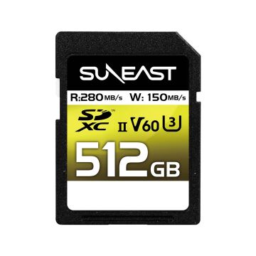 SUNEAST Ultimate Pro V60 512GB SD Kart – Yüksek Hızlı 4K Video ve Profesyonel Kamera Depolama