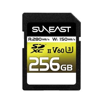 SUNEAST Ultimate Pro V60 256GB SD Kart – Yüksek Hızlı 4K Video ve Profesyonel Kamera Depolama
