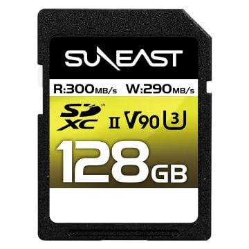 SUNEAST Ultimate Pro V90 128GB SD Kart – Yüksek Hızlı 8K Video ve Profesyonel Kamera Depolama
