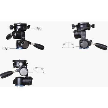 Sirui FD-01 4 Yönlü Hassas Tripod Kafası