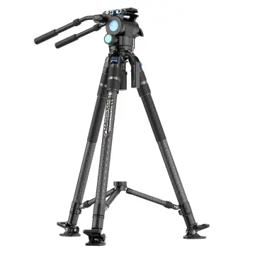 Sirui SVS75 Rapid-System Karbon Fiber Video Tripod Kiti (SVH15 Kafa ile)