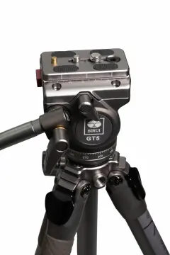 Sirui GT04+GT5 Pilot Series Video Tripod Kiti (Metalik Gri)