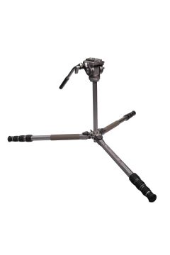 Sirui GT04+GT5 Pilot Series Video Tripod Kiti (Metalik Gri)