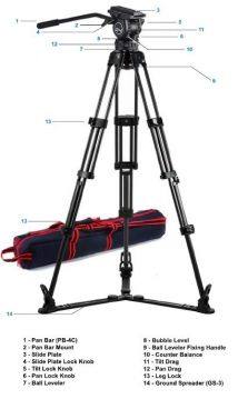 Acebil CS-782G  Üst Seviye Tripod