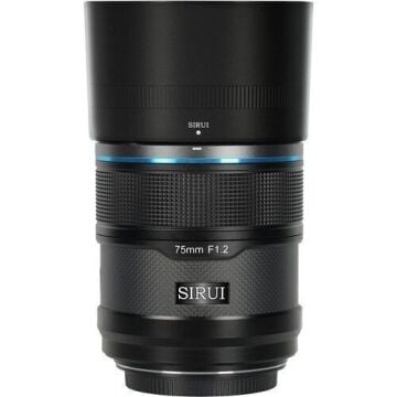 Sirui Sniper 75mm F1.2 APS-C/S35 Auto-Focus Lens (X Mount, Siyah)