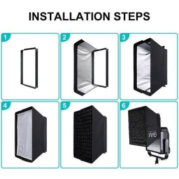 GVM YU200R Uyumlu Softbox