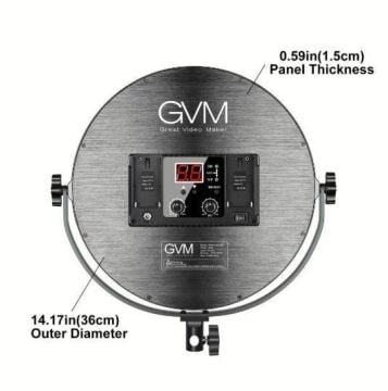 GVM Y60D256 Bi-Color LED Video Işığı İkili Ayaklı Kit