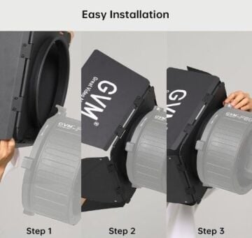 GVM FZ60 F60 için Barndoor