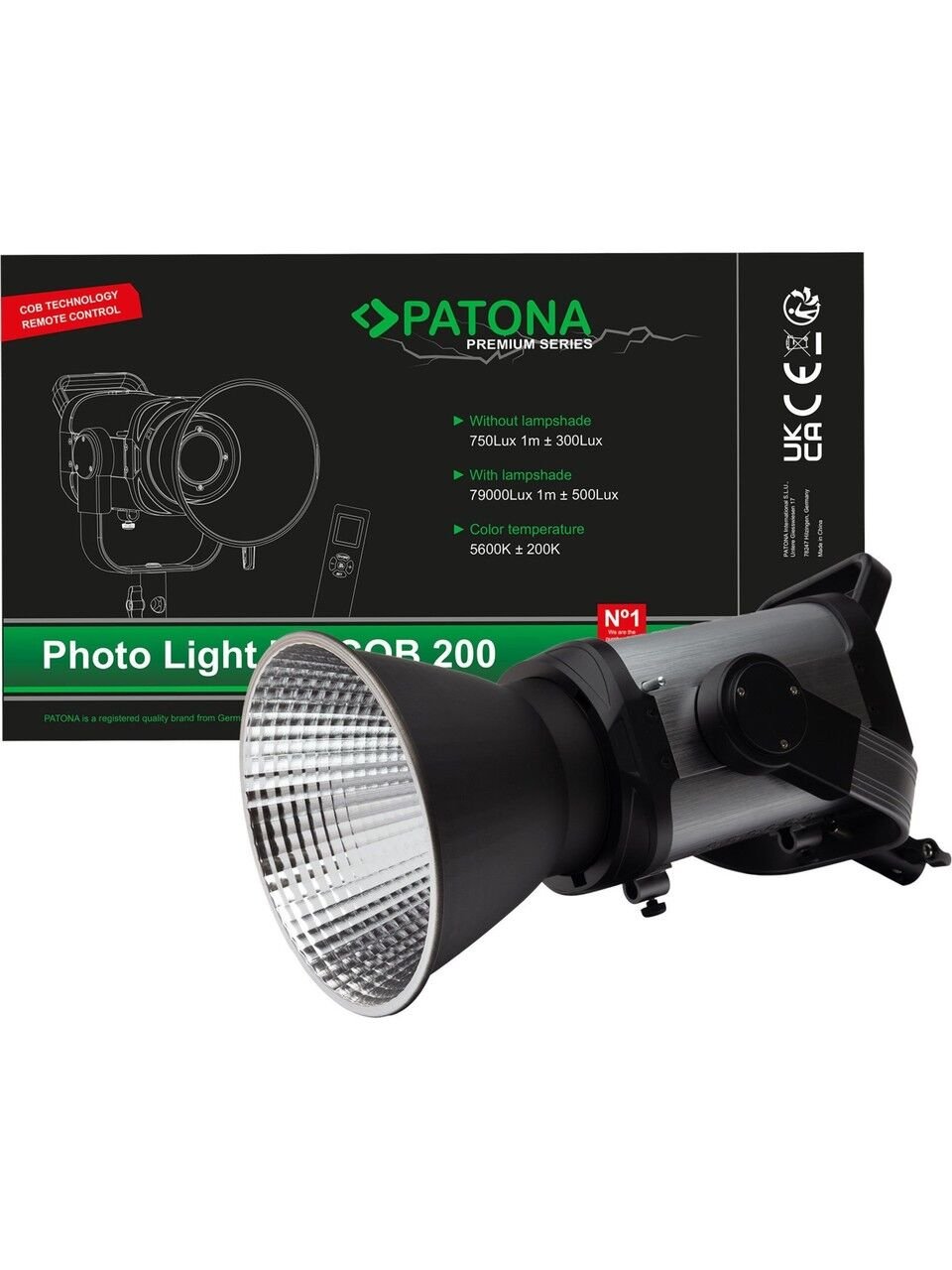 Patona 4281 Premium Led Işık COB-200 APRC App Kontrol