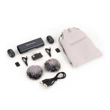 Saramonic Air SE 01 Type-C 2 Kişilik Kablosuz Yaka ve El Mikrofonu
