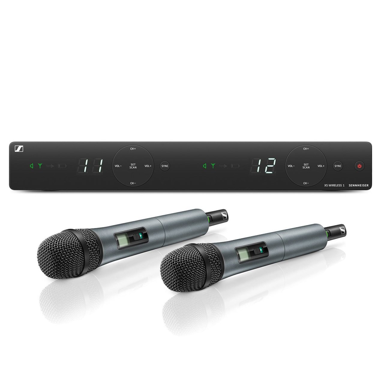 Sennheiser-XSW 1-835-DUAL 2 Adet El Tipi Kablosuz Kombo Mikrofon Seti