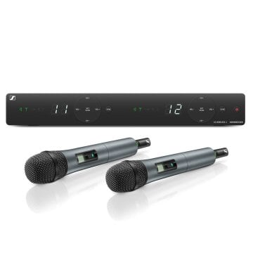 Sennheiser-XSW 1-835-DUAL 2 Adet El Tipi Kablosuz Kombo Mikrofon Seti
