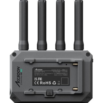 Accsoon CineView SE 4K SDI/HDMI Kablosuz Görüntü Aktarım Sistemi (1 Verici + 1 Alıcı Dual Band / 400mt / 0.05sn Gecikme / 4K 30FPS)