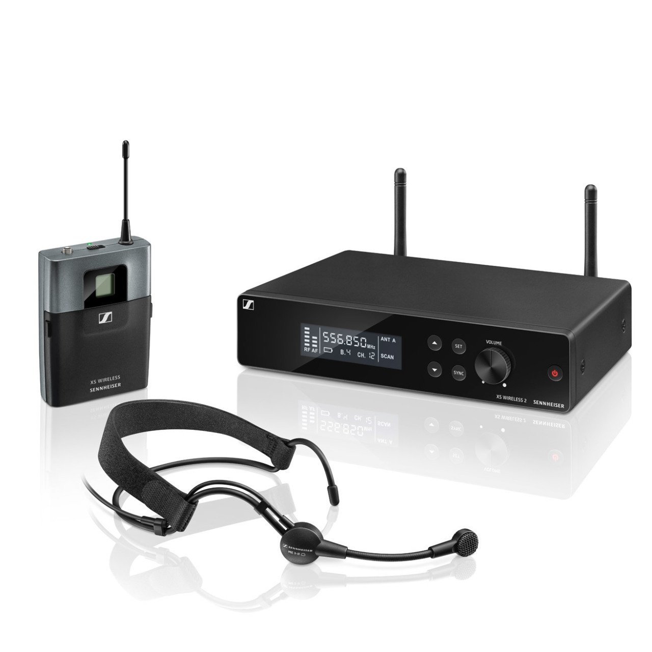 Sennheiser-XSW 2-ME3  Taç/Ense Tipi Kablosuz Mikrofon Seti