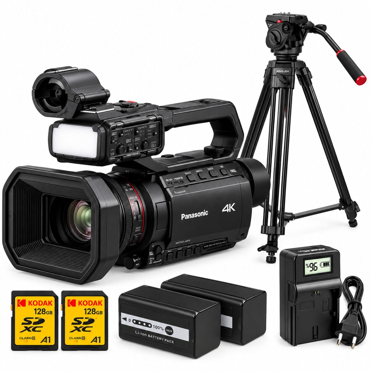 Panasonic AG-CX18EJ 4K Video Kamera Seti – Çekime Hazır Komple Paket