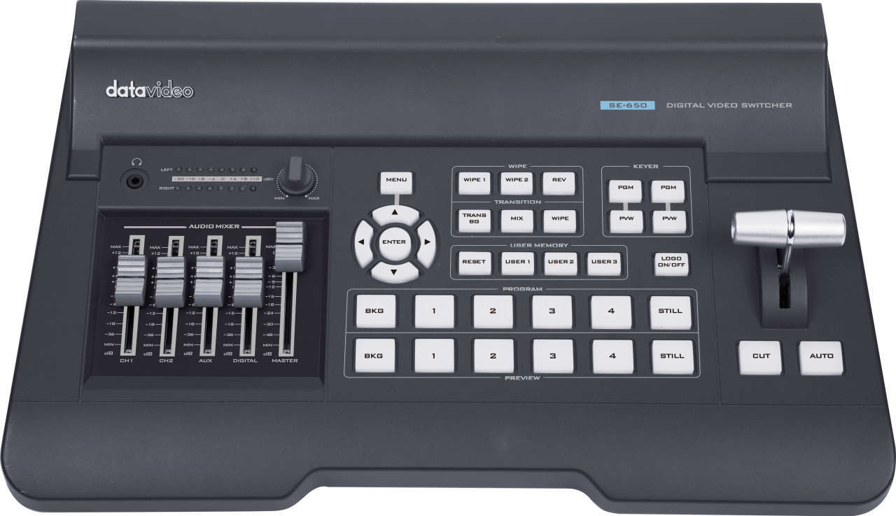 Datavideo SE-650 4 Girişli Kontrol Panelli HD Mikser