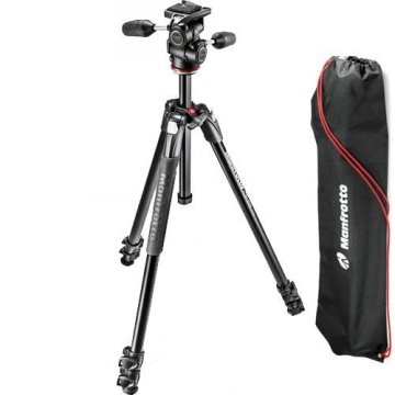 Manfrotto MK290XTA3-3W Tripod 3 Sekmeli + MH804-3W Başlıklı Kit
