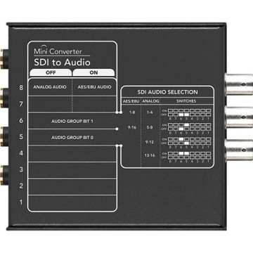 Blackmagic Mini Converter - SDI to Audio
